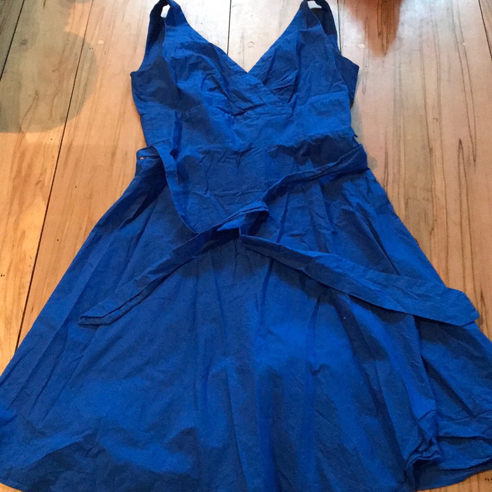 Blue dress